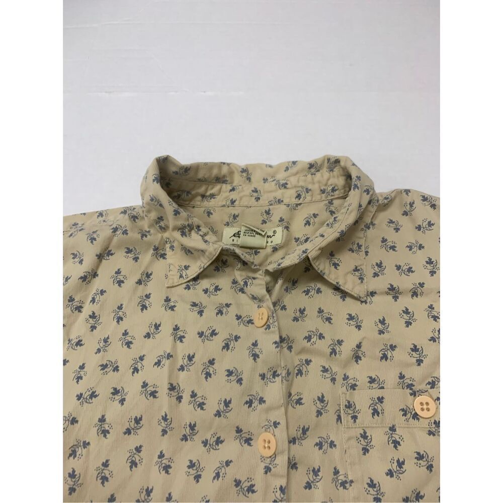 Vintage Patterned Button Down Top - image 4